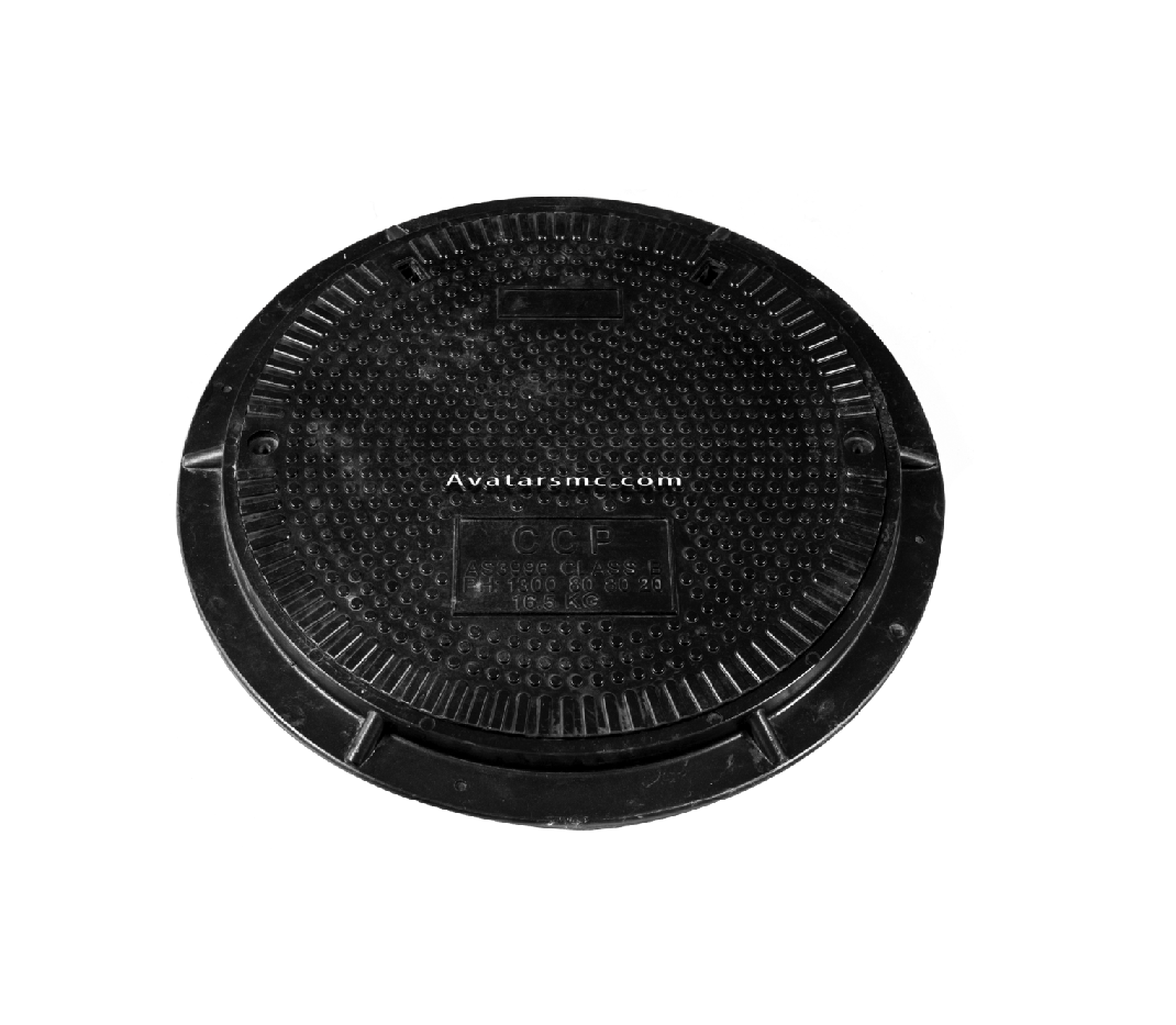EN124 A50 SMC COMPOSITE ROUND MANHOLE COVER


