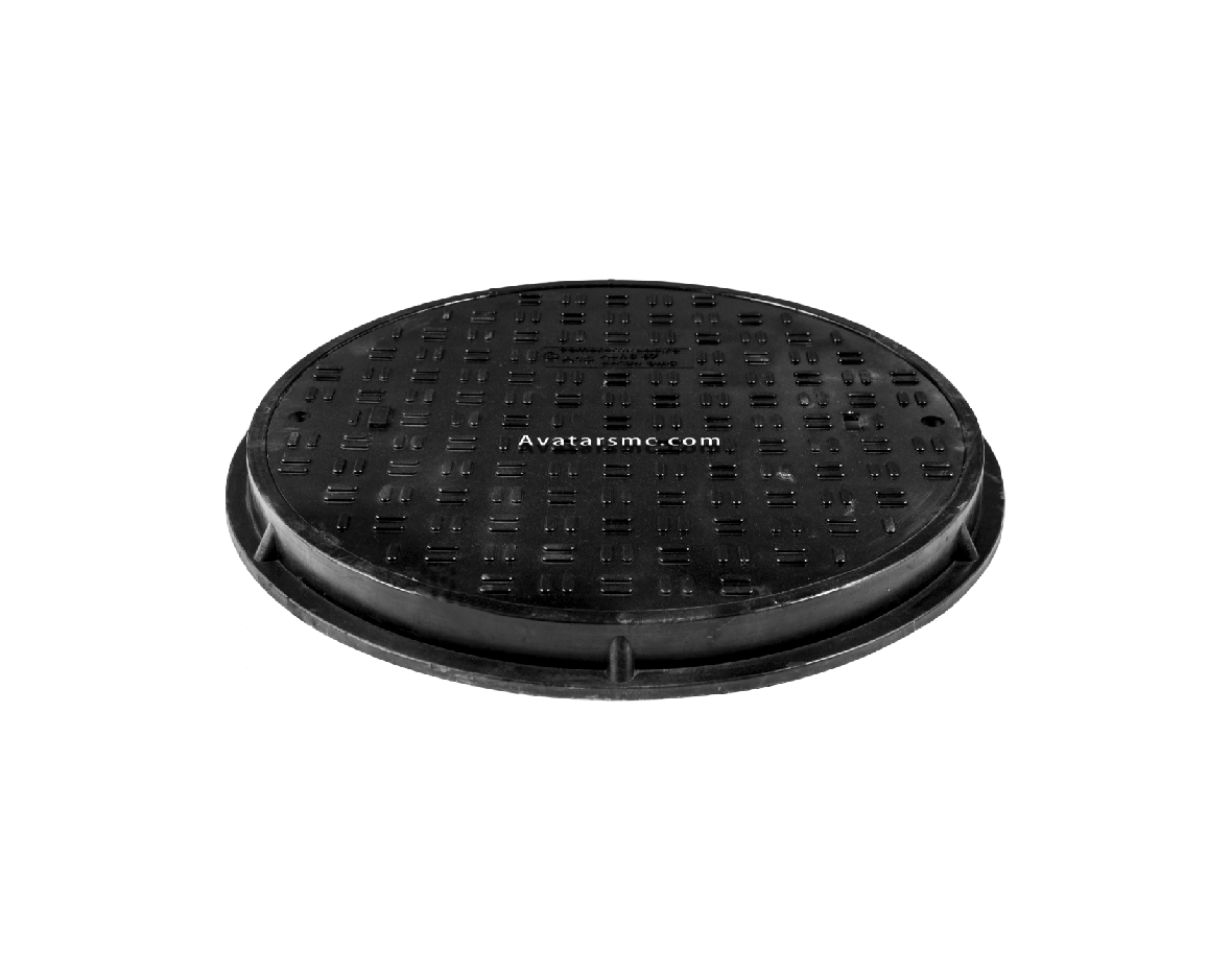 EN124 C250 SMC COMPOSITE ROUND MANHOLE COVER