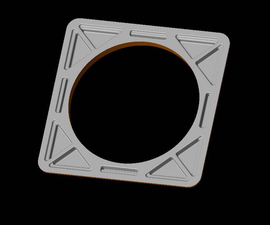 EN124 B125 SMC COMPOSITE ROUND MANHOLE COVER (SQUARE FRAME)
for ROMANIA Market
