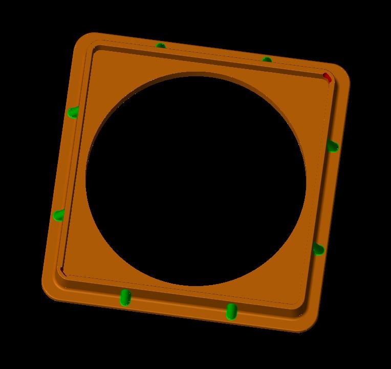 EN124 B125 SMC COMPOSITE ROUND MANHOLE COVER (SQUARE FRAME)
for ROMANIA Market
